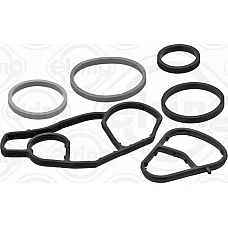 Set garnituri. radiator ulei Oil radiator gasket set DS DS 3 VOLVO C30 S40 II S60 II S80 II V40 V50 V60 I V70 III BMW 2000 CITROEN BERLINGO (B9), Cadru de sprijin, 04.2008 - Elring 747.080