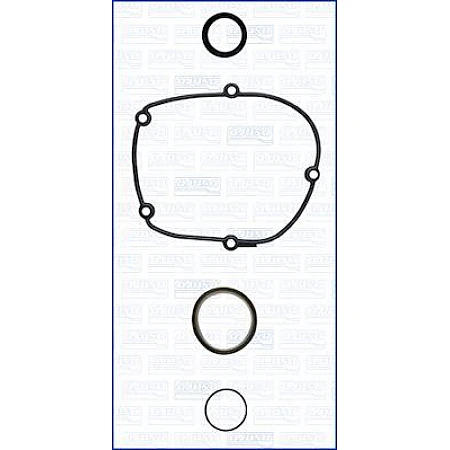 Set garnituri. carcasa distributie Timing system gasket set AUDI A3 A4 ALLROAD B8 A4 B8 A5 A6 C7 A8 D4 Q3 Q5 TT SEAT ALHAM VW PASSAT Variant VI (3C5), Turism, 08.2005 - 11.2011 Ajusa 77006600