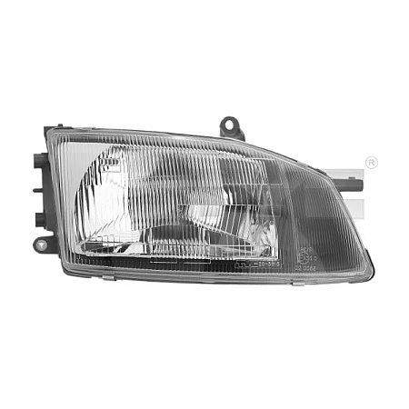 Far Lampa frontala Dreapta H4 electric fara motoras culoare insert: argintiu TOYOTA HIACE IV TYC TYC 20-5615-05-2