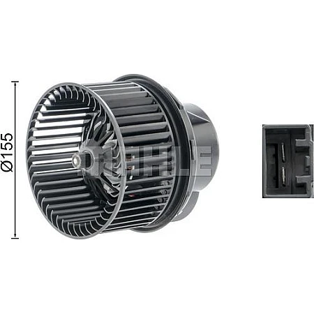 Aeroterma ventilator habitaclu FORD FOCUS II (DA_, FFS, DS), Turism, 07.2004 - 09.2012 MAHLE AB 250 000P