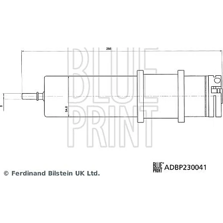 Filtru combustibil BMW X7 (G07), Crossover, 03.2019 - Blue Print ADBP230041
