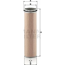 Filtru aer principal DAF F 2100 F 2300 F 2500 F 2800 SB MAN CLA MERCEDES UNIMOG VOLVO A FENDT 600 800 900 URSUS 3 DAF F 2500 Mann-Filter CF 1300