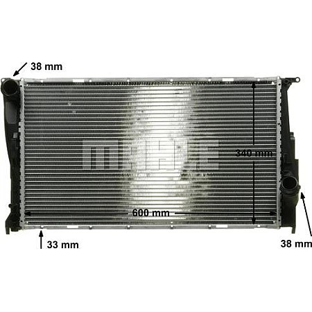 Radiator. racire motor Radiator motor Automat se potriveste. BMW 1 E81 1 E82 1 E87 1 E88 3 E90 3 E91 3 E92 3 E93 X1 E84 2.0D BMW 1 (E82), Compartiment, 10.2006 - 10.2013 MAHLE CR 1084 000P