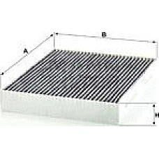 Filtru. aer habitaclu Filtru habitaclu cu carbon activat FORD GALAXY III MONDEO V S-MAX FORD USA EDGE 1.0-2.5H 09 FORD MONDEO V (CE), Hatchback, 09.2014 - Mann-Filter CUK 28 001