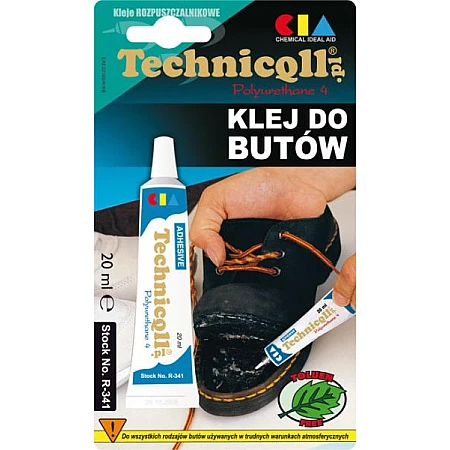 Adeziv flexi Adeziv pentru conexiuni flexibile 20ml incolor destinat pentru: materiale din piele piele resiztent la intemperii TECHNICQLL TE R-341 20 ML