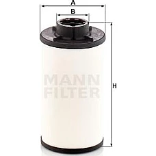 Filtru hidraulic. cutie de viteze automata Filtrul hidraulic al cutiei de viteze AUDI A1 A1 CITY CARVER A3 Q2 TT VW GOLF VI (5K1_), Van, 10.2008 - 11.2012 Mann-Filter H 6003 Z