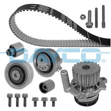Set pompa apa curea dintata Set de sincronizare curea scripete pompa de apa AUDI A1 A3 A4 ALLROAD B8 A4 B8 A5 VW CADDY IV (SAA, SAH), Box/MPV, 05.2015 - Dayco KTBWP7880