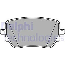 Set placute frana.frana disc Set placute frana Spate MERCEDES A V177 A W177 B SPORTS TOURER W247 CLA C118 CLA SHO MERCEDES-BENZ CLA (C118), 03.2019 - Delphi LP3439