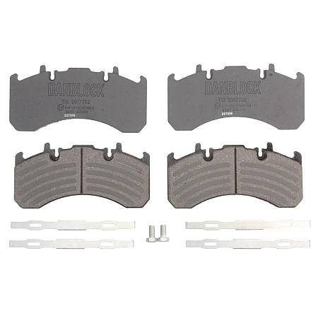 Set placute de frana Spate MERITOR ELSA 195 RVI MAGNUM PREMIUM PREMIUM 2 VOLVO FH FH II FH12 FH16 FM FM12 FM9 D11A-370-MIDR06.23.56B/41 08.93- DANBLOCK DB 2917782