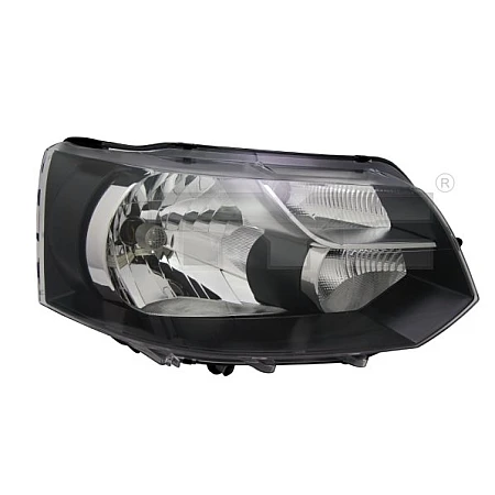 Far Lampa frontala Stanga H4/P21W electric cu motor culoare insert: negru VW MULTIVAN T5 TRANSPORTER T5 TYC TYC 20-12150-05-2