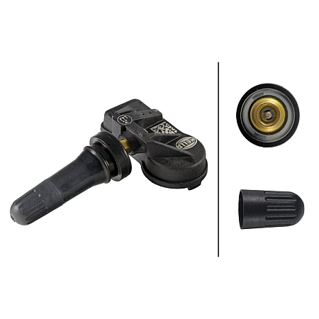 Senzor, sistem de control al presiunii pneuri TPMS wheel air sensor universal programmable with rubber valve 433 MHz requires programming HELLA 6PP358 139-461