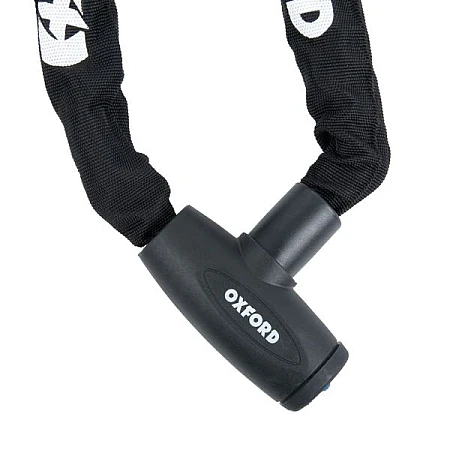 Protectie impotriva furtului Lant cu fixare OXFORD GP Chain 8 culoare negru 2m lant 8mm LK106